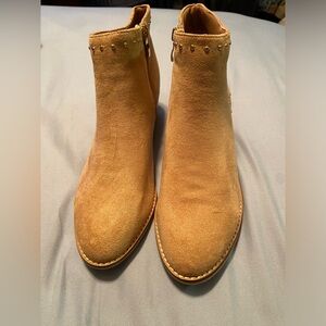 Tan Suede Ankle Boots